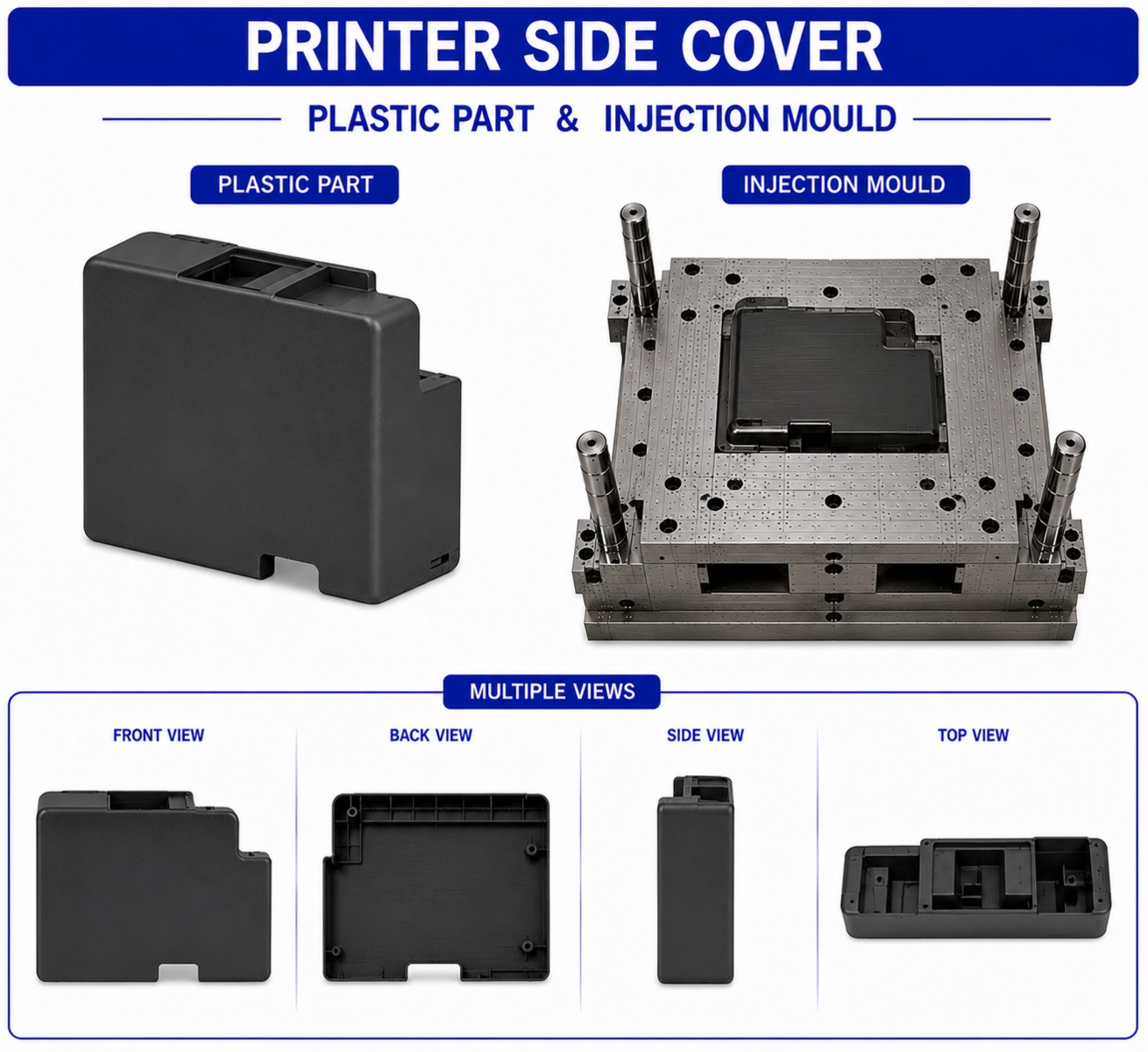 Printer Plastic Side Cover